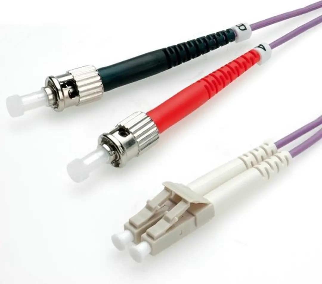 Roline Glasvezelkabel OM4 50/125µm LC/ST - 10m Violet