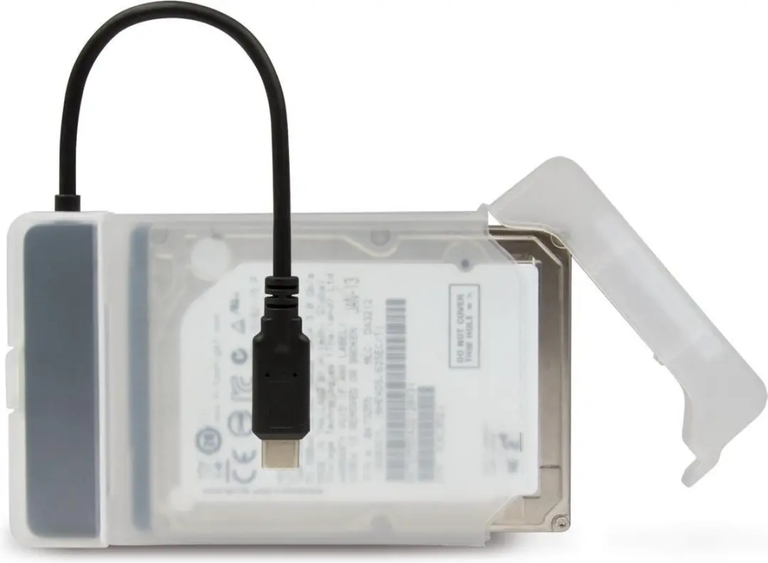 Hamlet XADTC-SATA USB 3.1 Type C Tussenstuk - Zwart - afbeelding 6 van 6