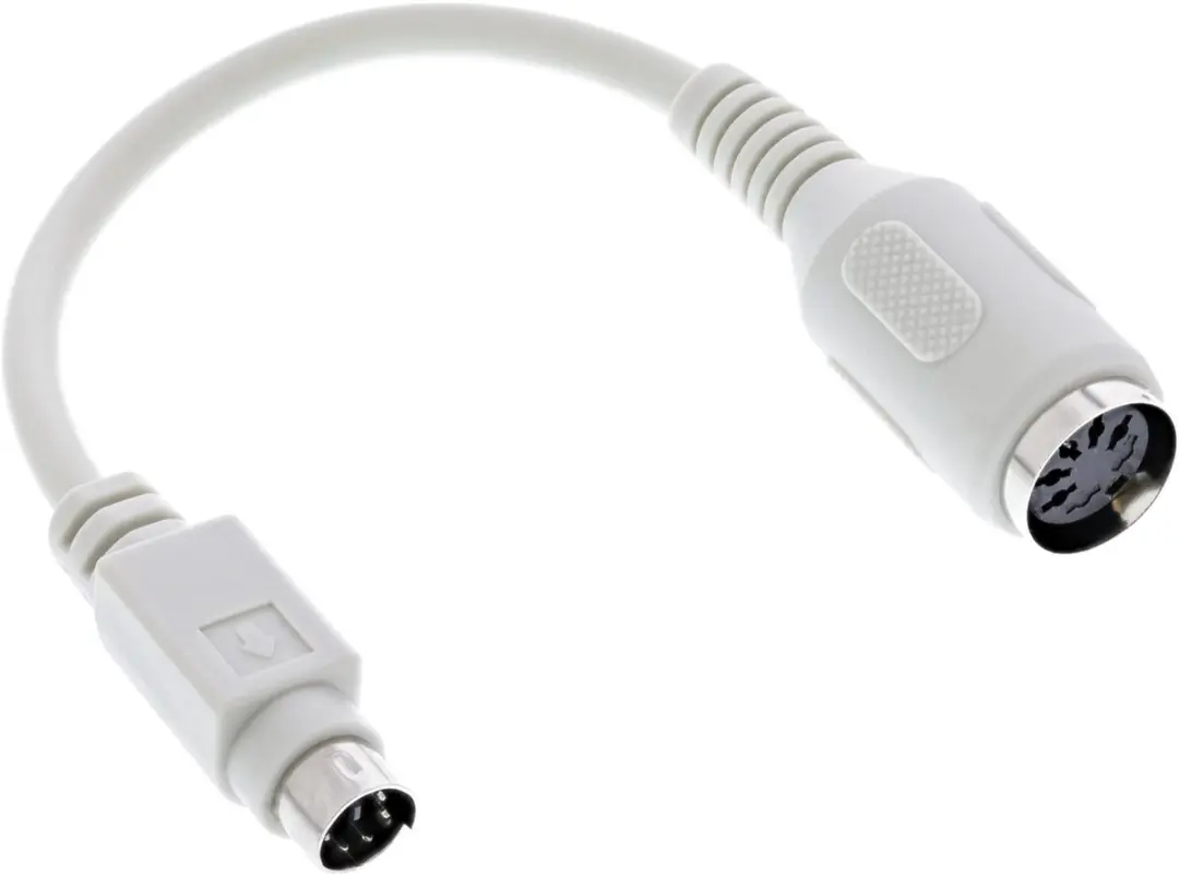 InLine PS/2 toetsenbordadapter DIN 5-pins