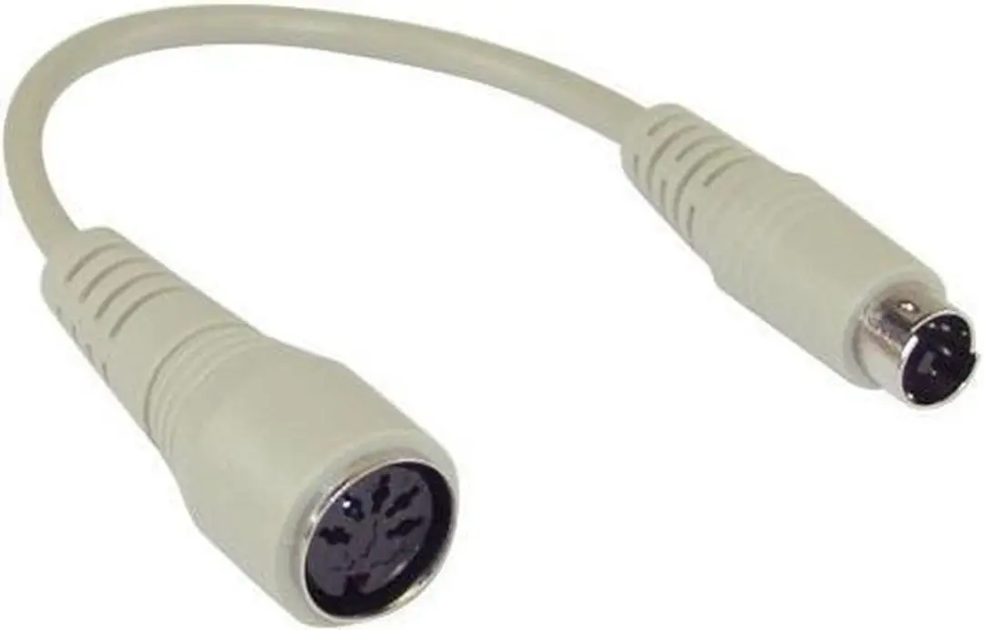 InLine PS/2 toetsenbordadapter DIN 5-pins - 0,20m - Beige