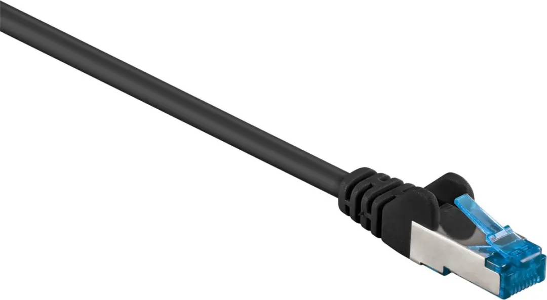 S/FTP CAT6a 10 Gigabit netwerkkabel / zwart