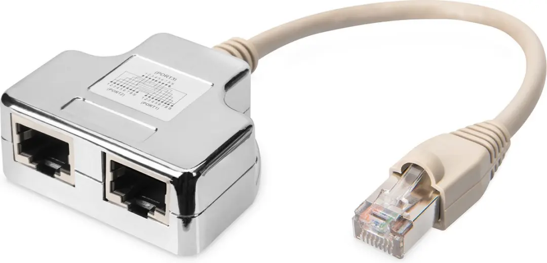 Digitus Cat5 kabel 0.19 meter Wit