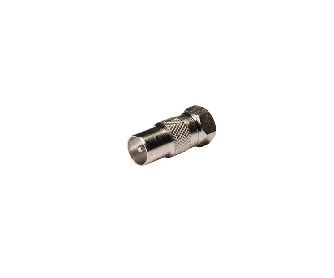 Konig KNS41953M Coax-Adapter F-F Male - Zilver