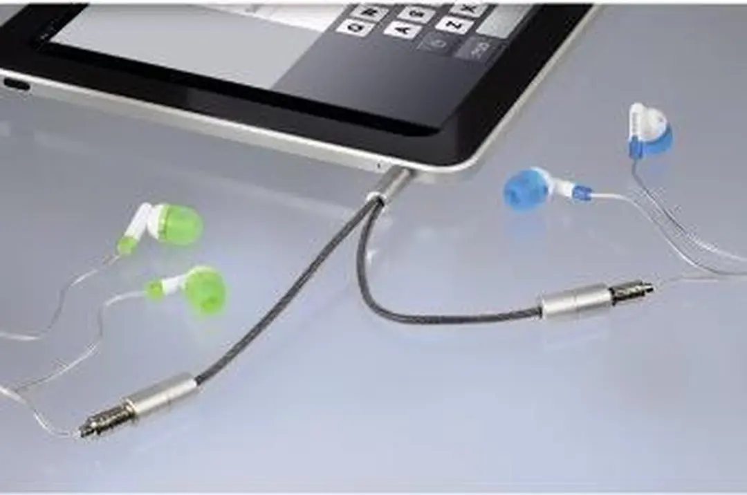Hama Audio Adapter iPad 3.5mm - 2x 3.5mm Zilver - afbeelding 6 van 6