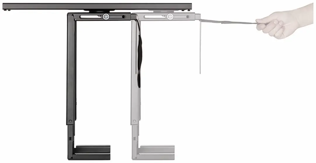 Logilink EO0031 CPU-houder - Bureau-montage - Zwart