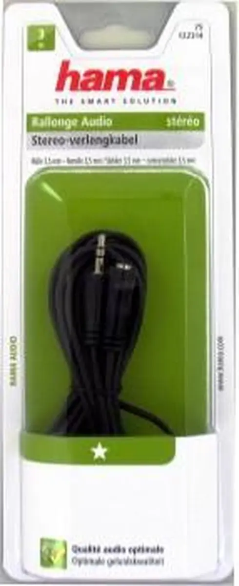 Hama Audio Verlengkabel 3,5mm Jack 3m
