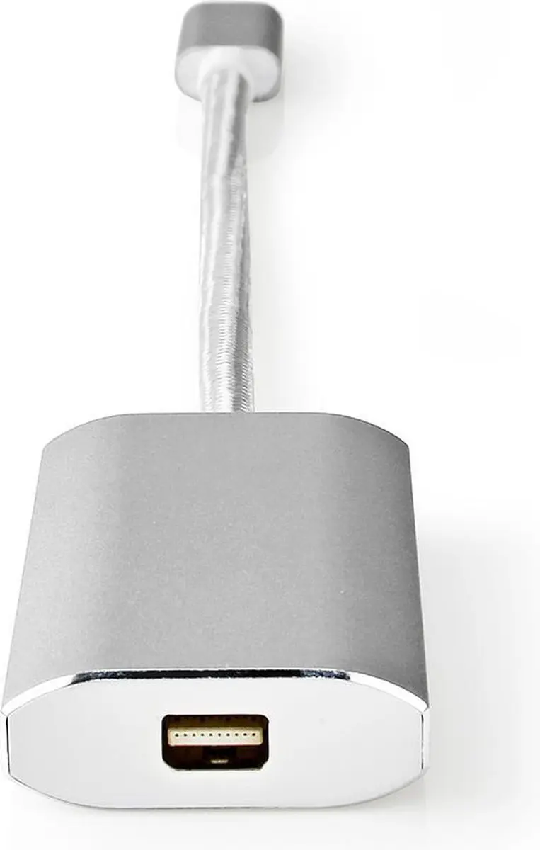 Nedis USB-C Adapter CCTB64580AL02 - USB 3.2 Gen 1 - Mini DisplayPort - 20cm - Zilver