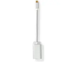 Nedis USB-C Adapter CCTB64580AL02 - USB 3.2 Gen 1 - Mini DisplayPort - 20cm - Zilver