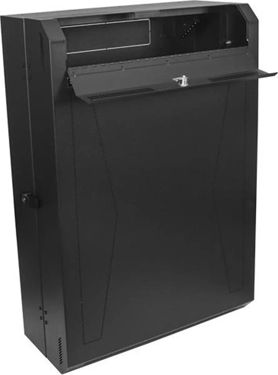 Startech RK630WALVS Verticale Serverkast 6U - 76cm Diep - Zwart - afbeelding 6 van 6