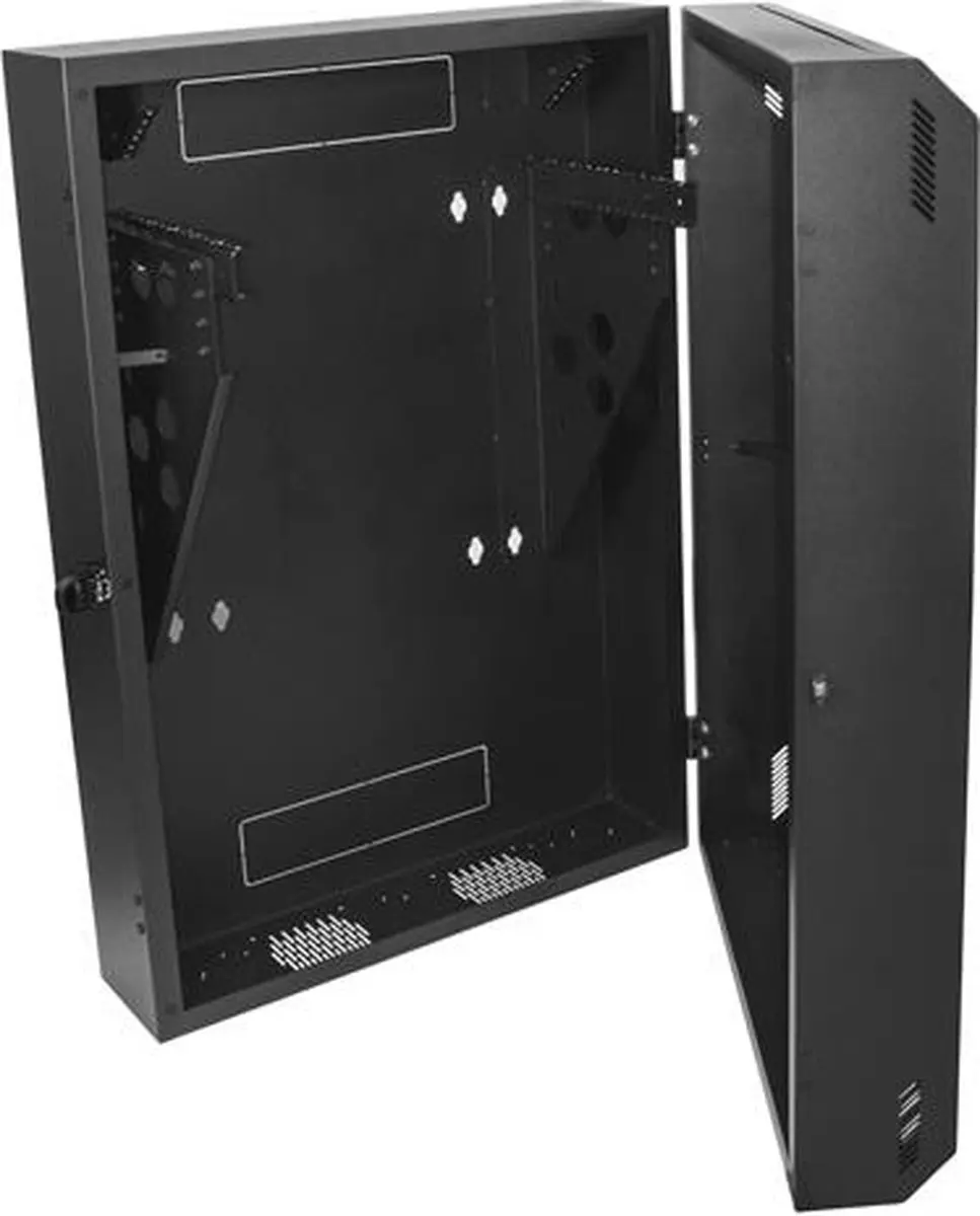 Startech RK630WALVS Verticale Serverkast 6U - 76cm Diep - Zwart