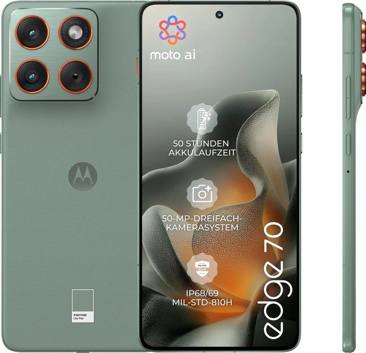 Motorola Edge 70 PBA50023SE - 512GB - Lily Pad