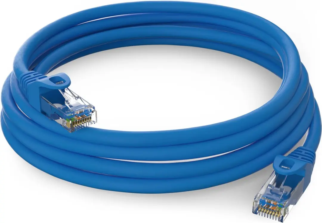 Wentronic CAT6 Netwerkkabel RJ45 - 7m - Blauw