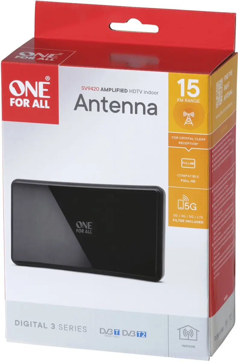 One For All SV9420 TV-antenne - Zwart