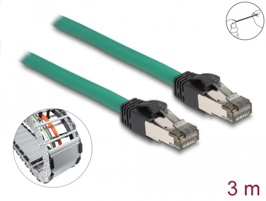 Delock RJ45 Cable PROFINET SF/UTP 3 m