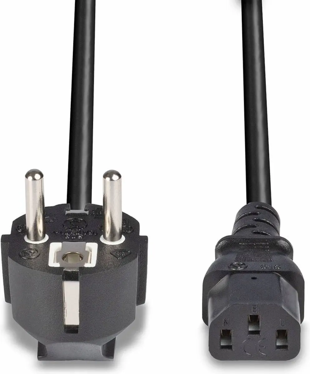 Lindy Stroomkabel Schuko-IEC C13 3M - Zwart