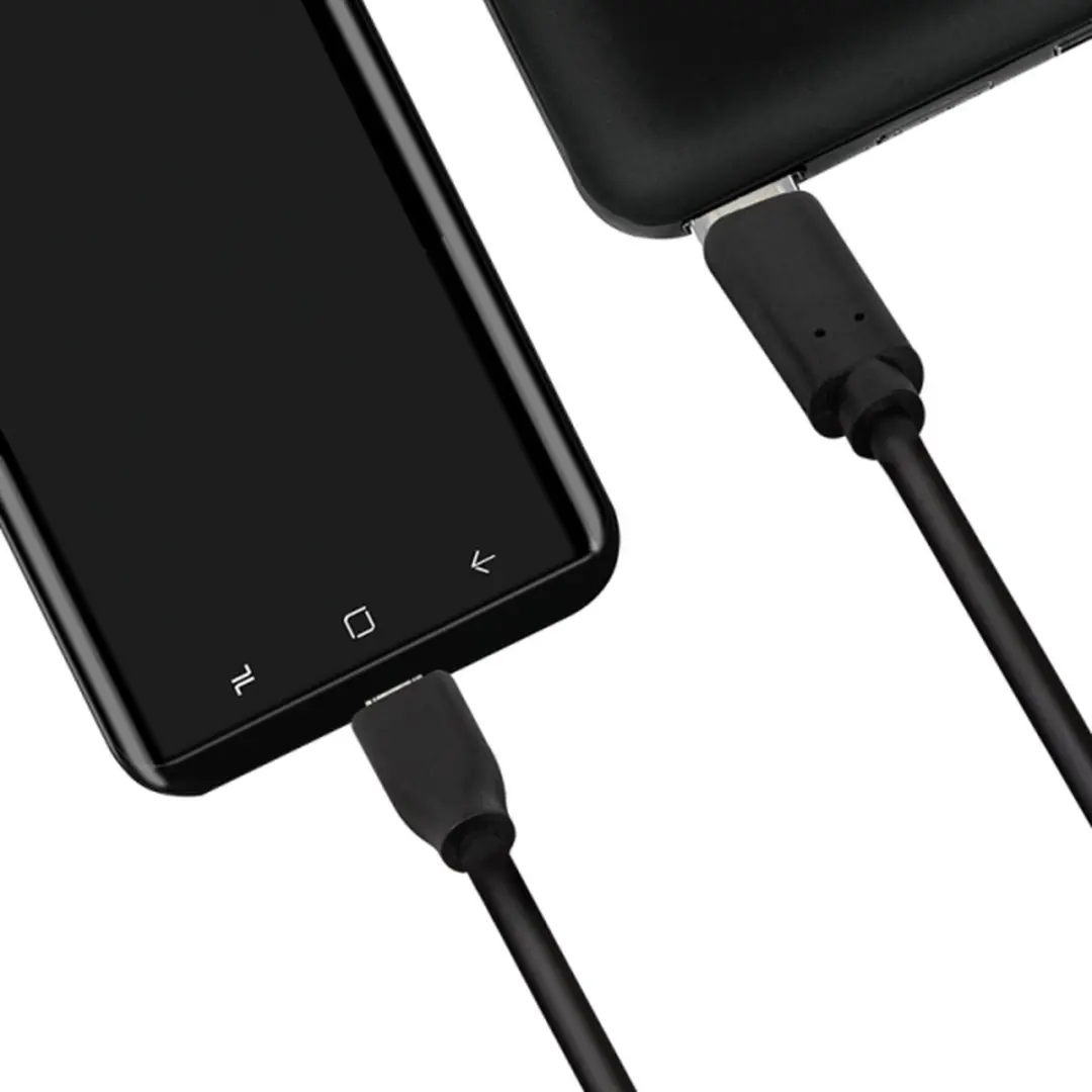 Logilink CU0197 USB 2.0 Kabel - USB-C naar Micro-USB - 1m - Zwart
