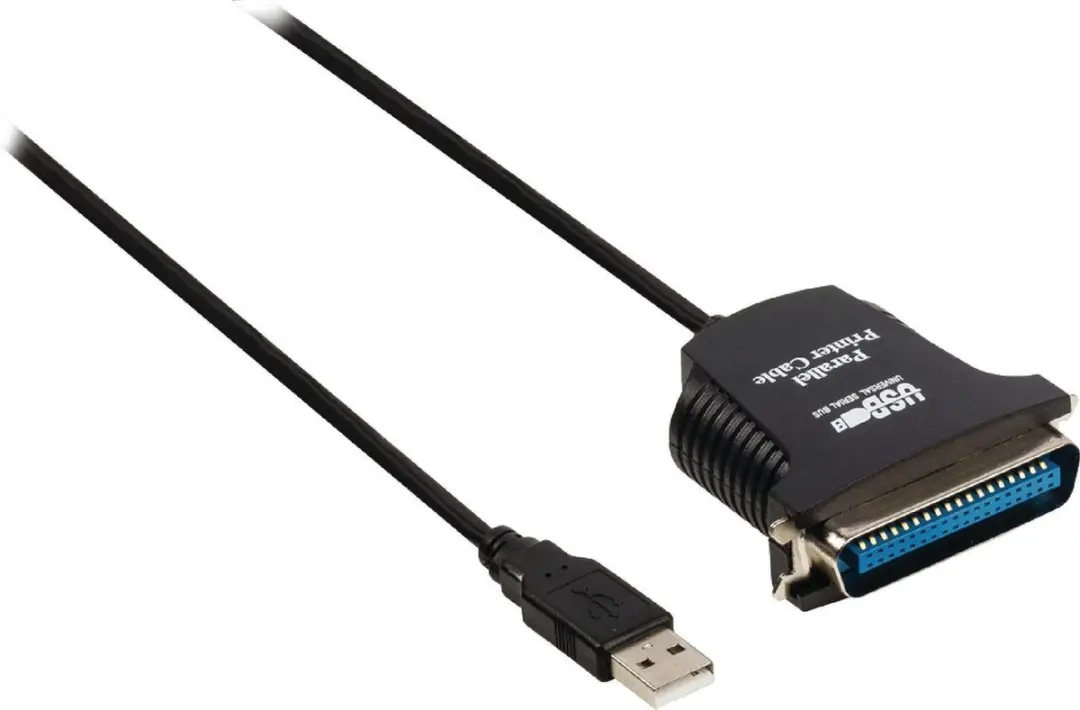 Nedis Parallelkabel USB-A Male - Centronics 36-pins - 2.00m - Zwart - afbeelding 6 van 6