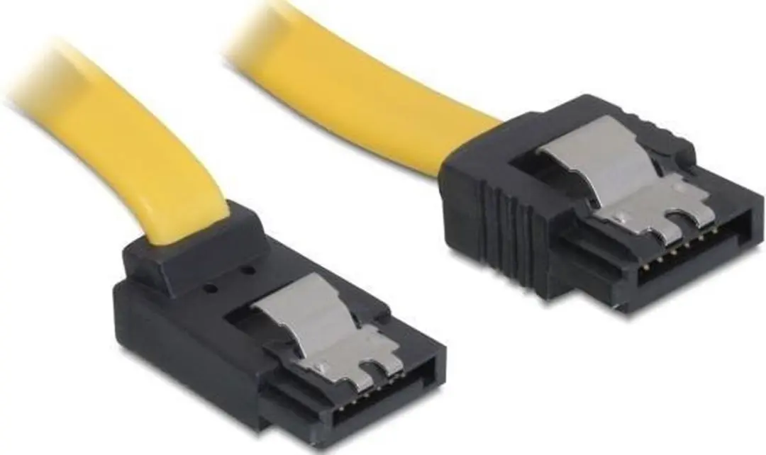 Delock SATA Kabel 20cm Geel - 3Gb/s