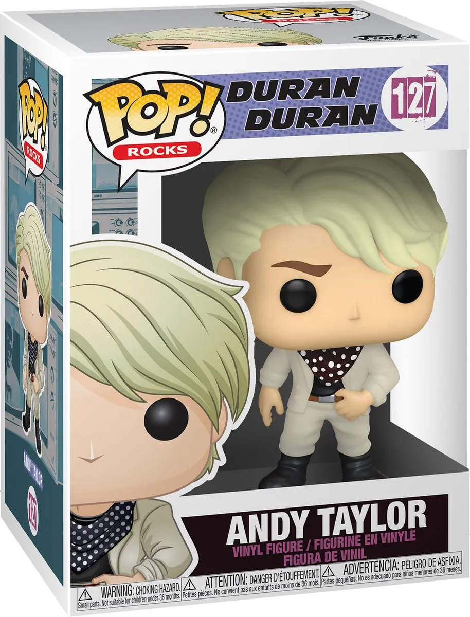 Funko Pop! Rocks Duran Duran Andy Taylor #127 - Multi - afbeelding 5 van 5