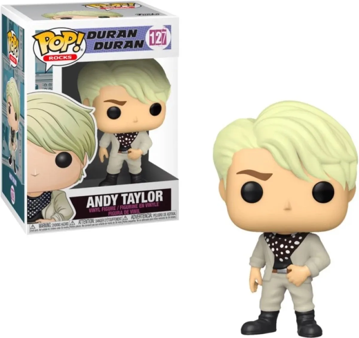 Funko Pop! Rocks Duran Duran Andy Taylor #127 - Multi - afbeelding 3 van 5