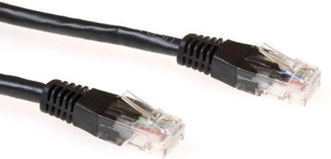 ACT Cat 6 UTP-kabel IM8901 - 1m - Zwart
