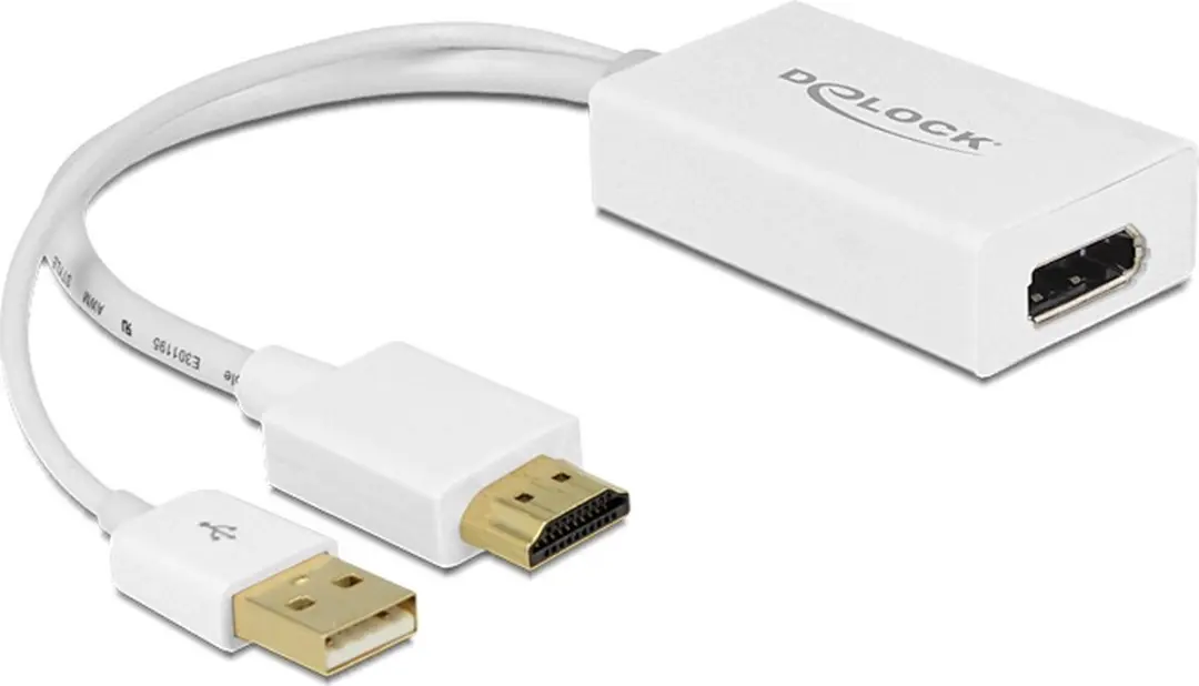 Delock HDMI naar DisplayPort Adapter 4K 30Hz