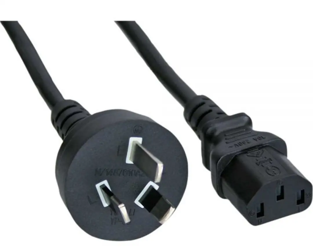 InLine Australië Stroomkabel C13 - 1,8m - Zwart