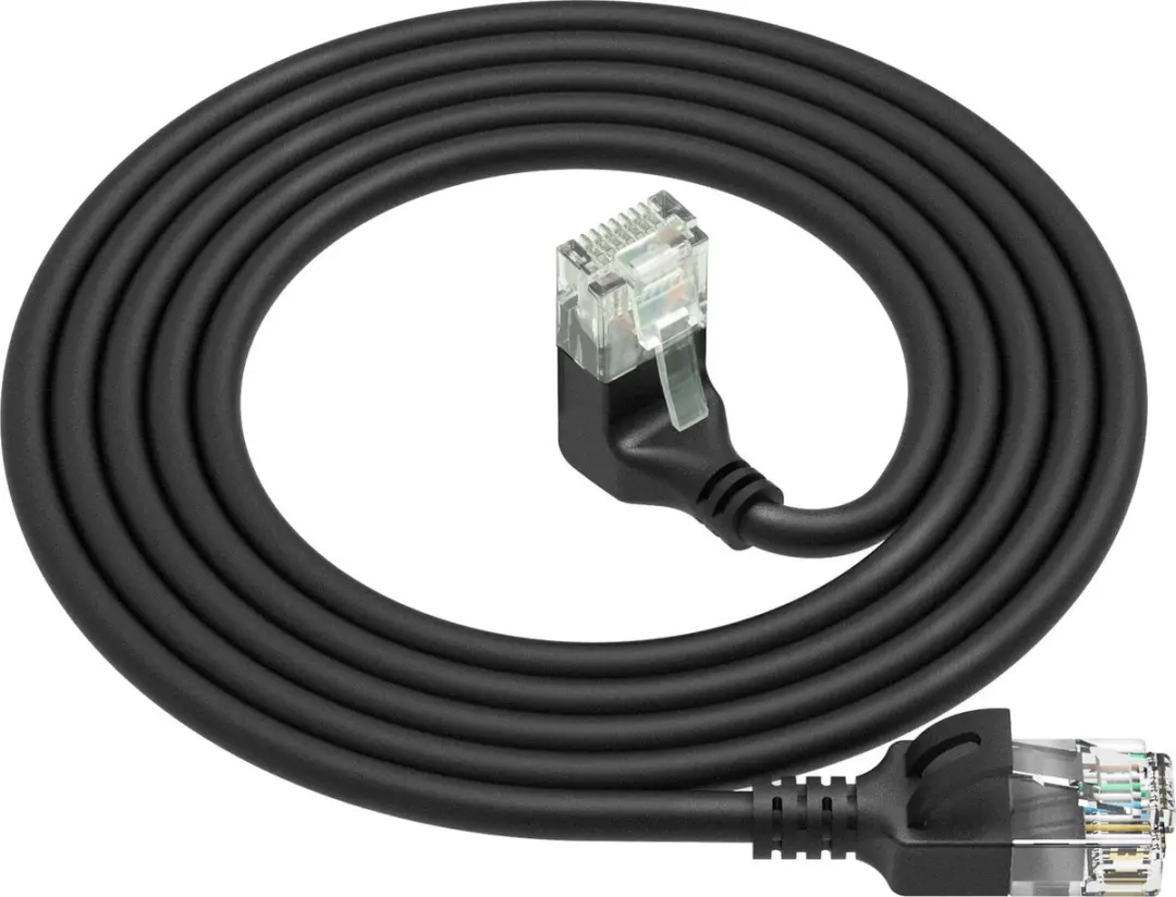 ACT DC3900 Patchkabel CAT6A U/UTP 0,5m - Zwart