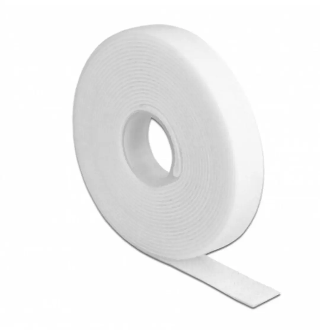 Delock Hook-and-Loop Tape 3m x 13mm - Wit
