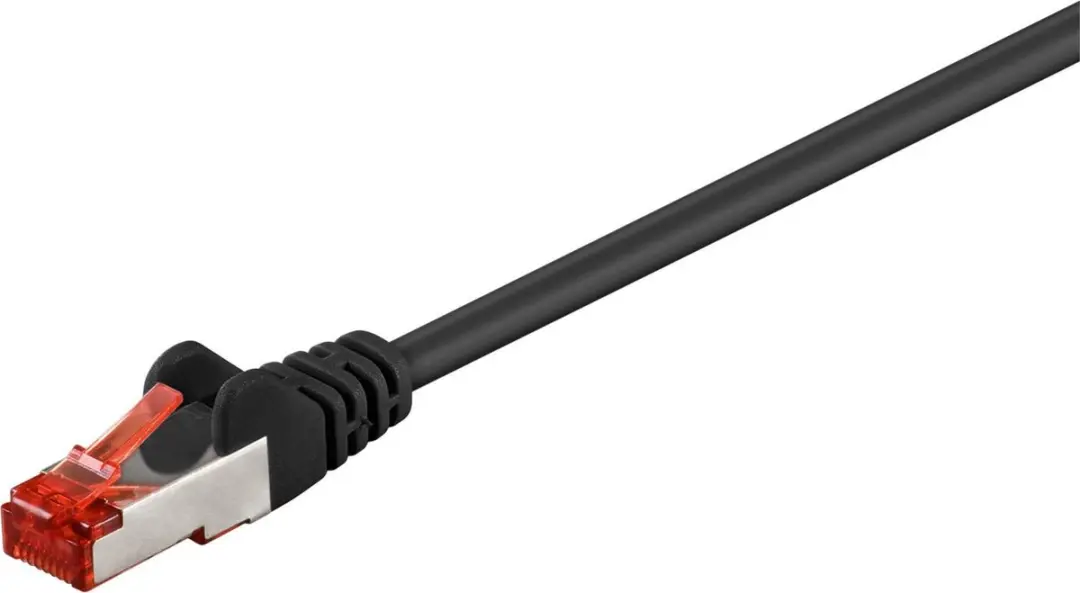 Goobay Wentronic 68698 Cat 6 UTP-kabel RJ45 3m - Zwart