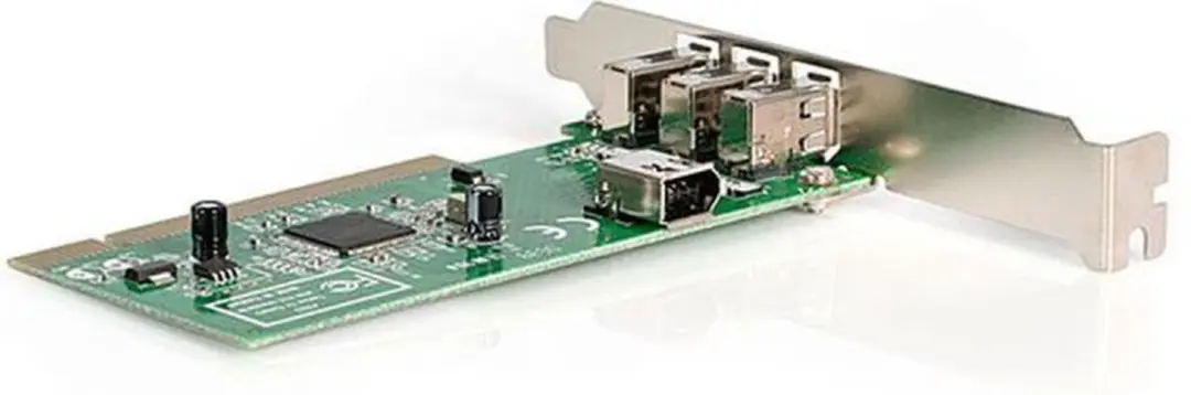 Startech PCI1394MP FireWire Adapter - 4 Poorten - Grijs-Groen