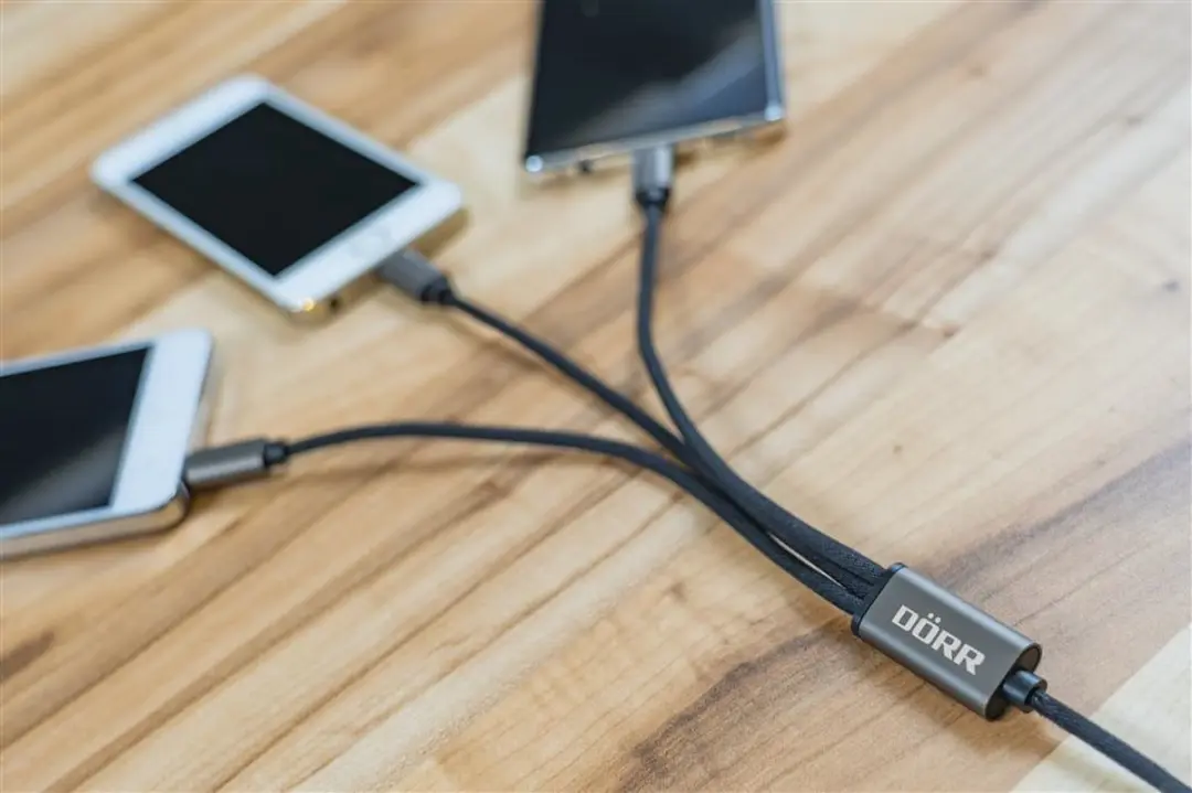 Dörr 977011 USB-kabel 1,2m - A/USB-C/Micro-USB/Lightning - Zwart - afbeelding 6 van 6