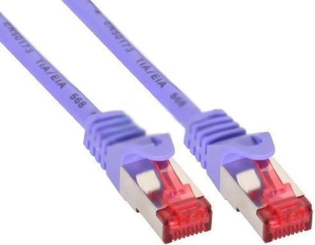 InLine Patchkabel S/FTP Cat.6 1m - Paars