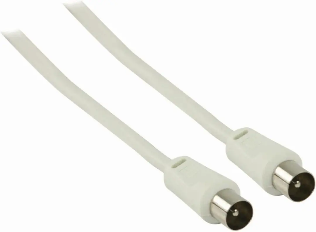 Nedis Coaxkabel IEC Male - 5m - 75 Ohm - Wit