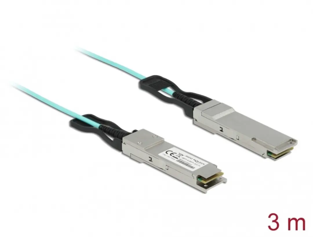 Delock QSFP+ Active Optical Kabel 3m