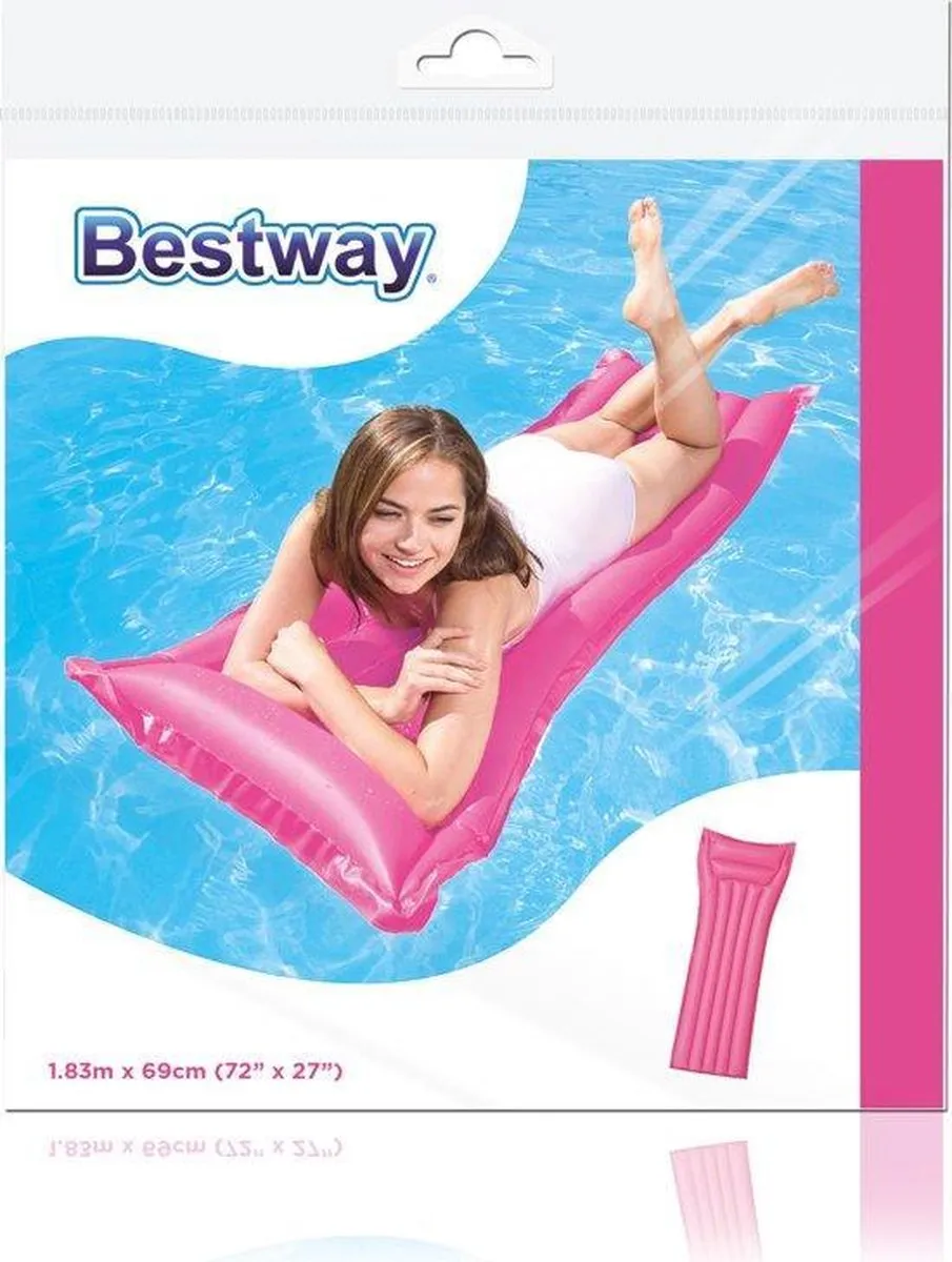 Bestway Zwemmatras 183x69cm - Roze