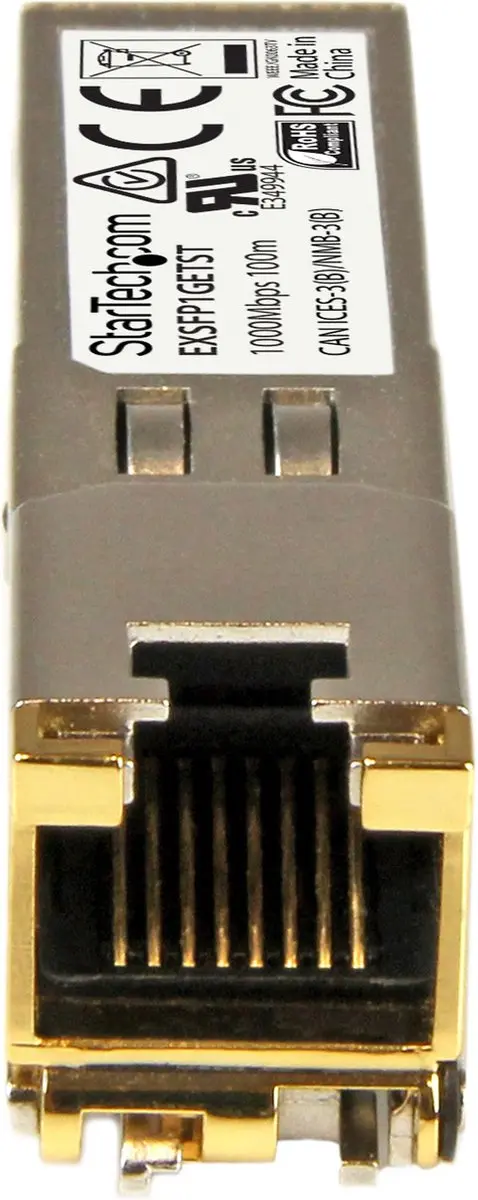 Startech EXSFP1GETST SFP Ontvanger Module - Grijs