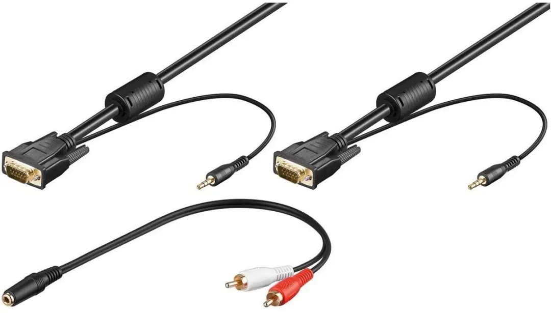 Delock VGA Kabel met Audio 2m