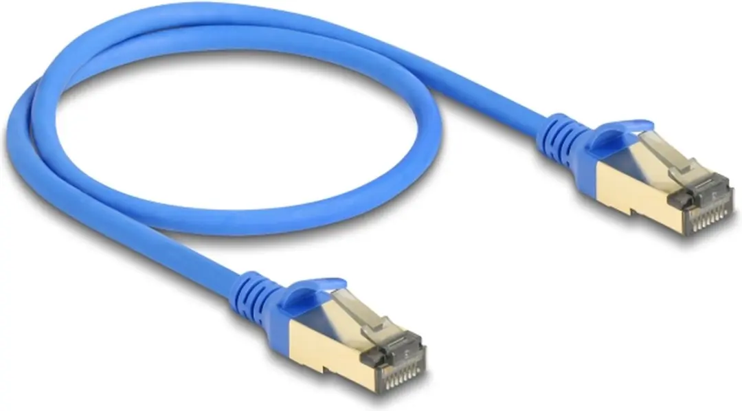 Delock RJ45 Cat.8.1 Kabel 0.5m - Blauw