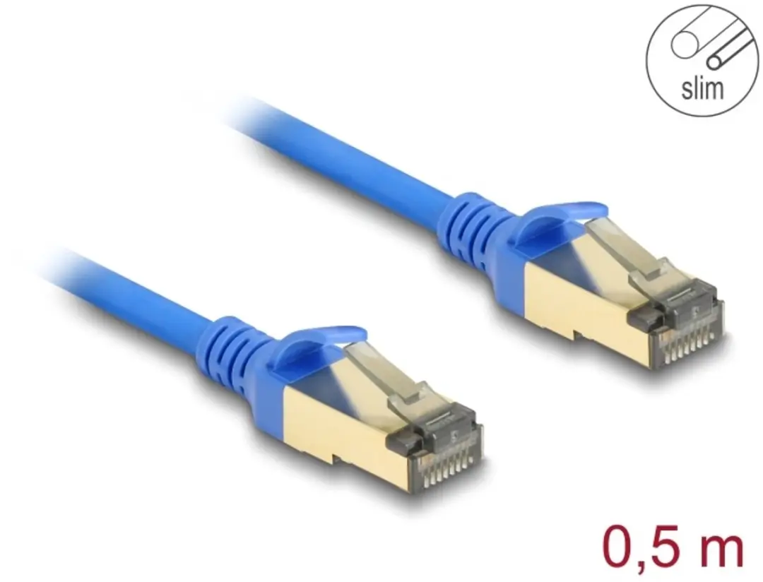 Delock RJ45 Cat.8.1 Kabel 0.5m
