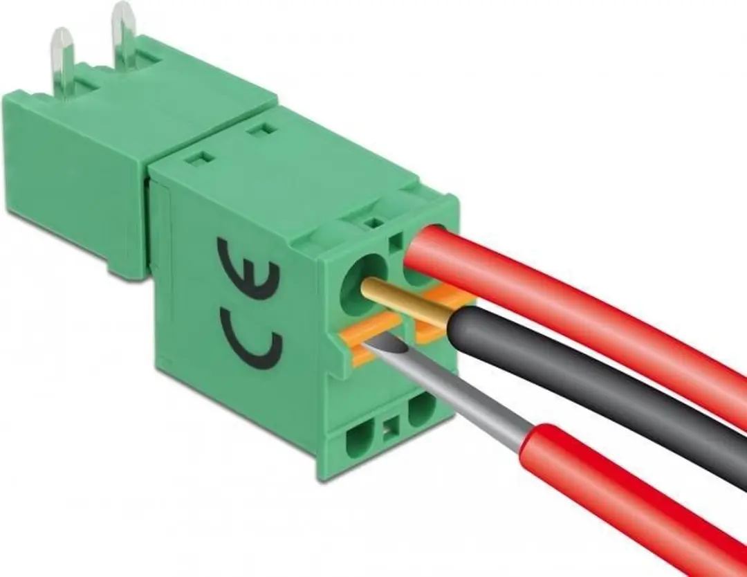 Delock Terminalblokset 2-polig 5.08mm Groen