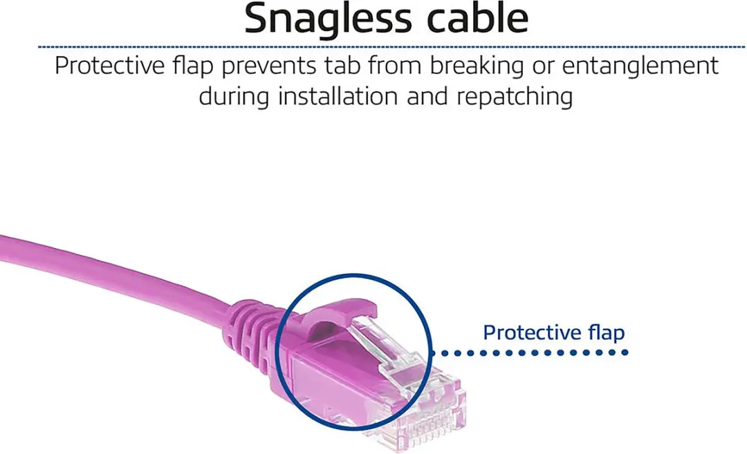 ACT Roze LSZH U/UTP CAT6 Patchkabel 3m - DC9403