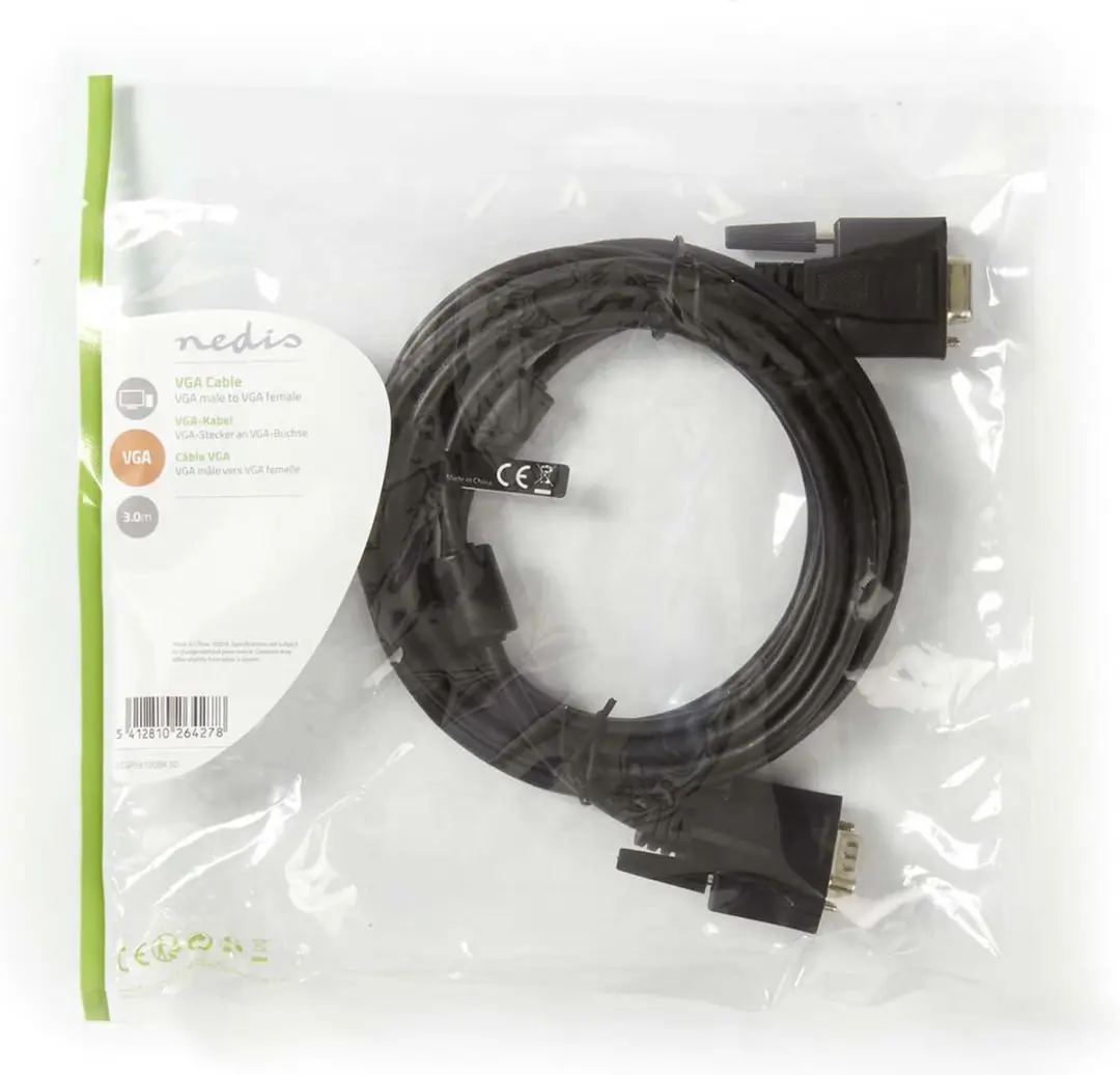 Nedis VGA-Kabel CCGP59100BK30 - 3m - Zwart