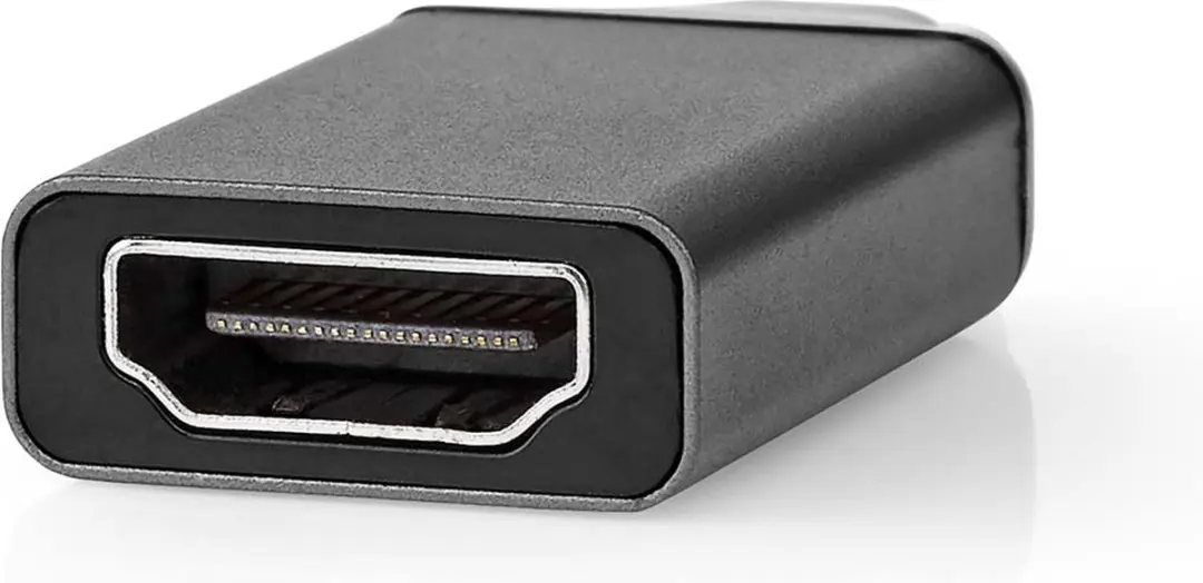 Nedis CCGB64650GY USB-C naar HDMI Adapter 4K60Hz - Grijs/Zwart