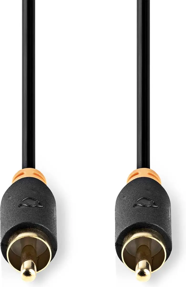 Nedis Digitale Audiokabel RCA Verguld 2.00m - Antraciet - afbeelding 6 van 6