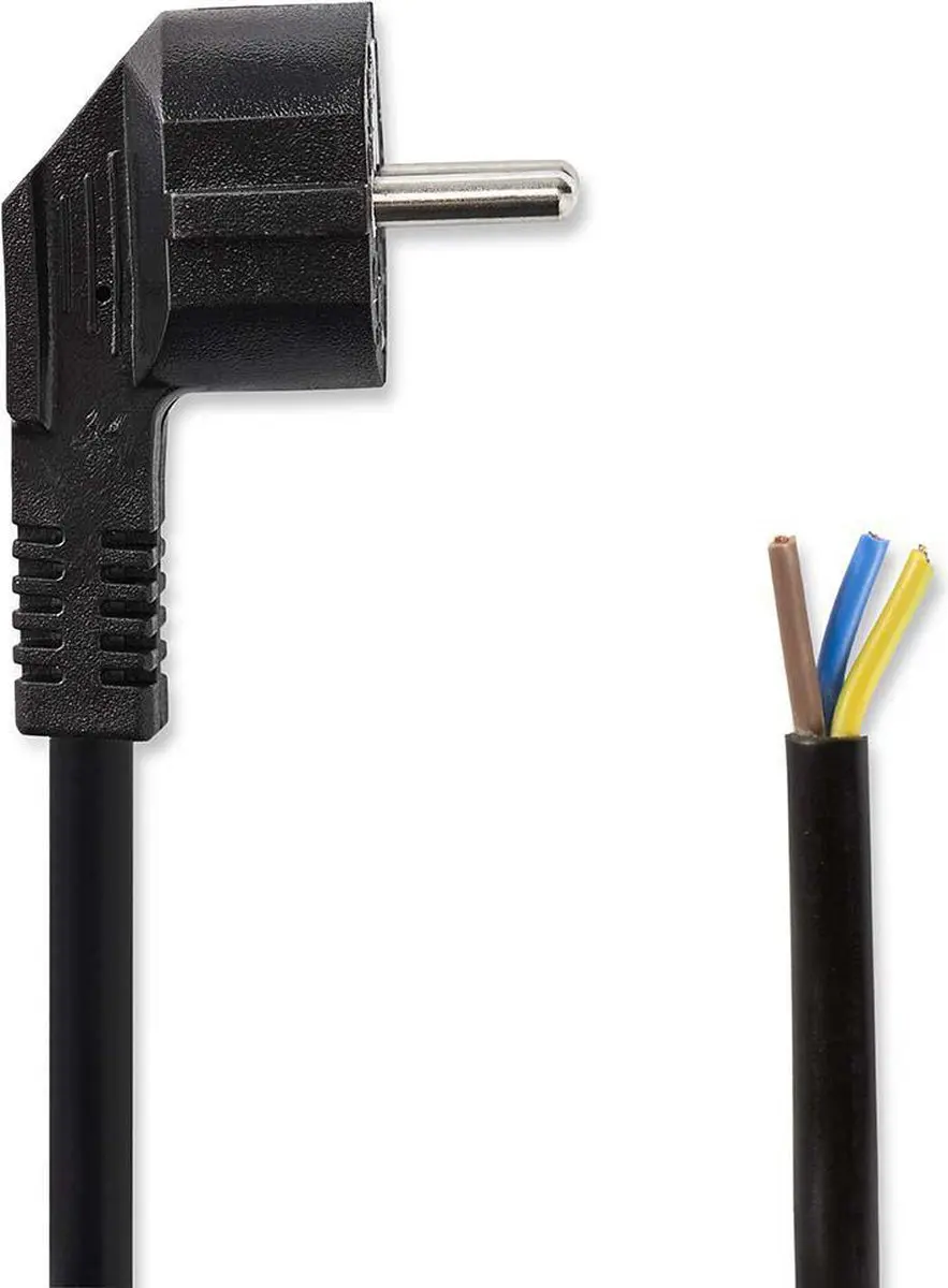 Nedis Stroomkabel Type F PCPE18BK - 1,8m - Zwart