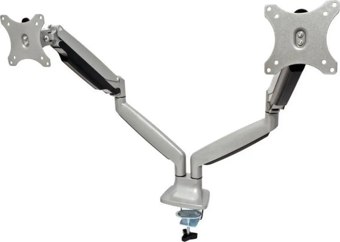 Value Premium Bureaubeugel 17.99.1147 - 2 Monitoren 13-27" - Zilver