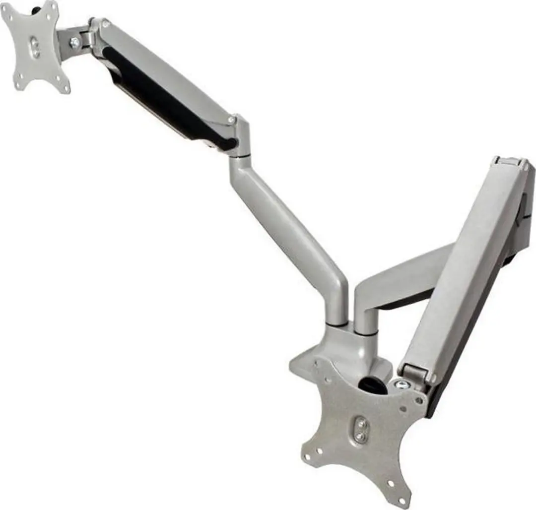 Value Premium Bureaubeugel 17.99.1147 - 2 Monitoren 13-27" - Zilver