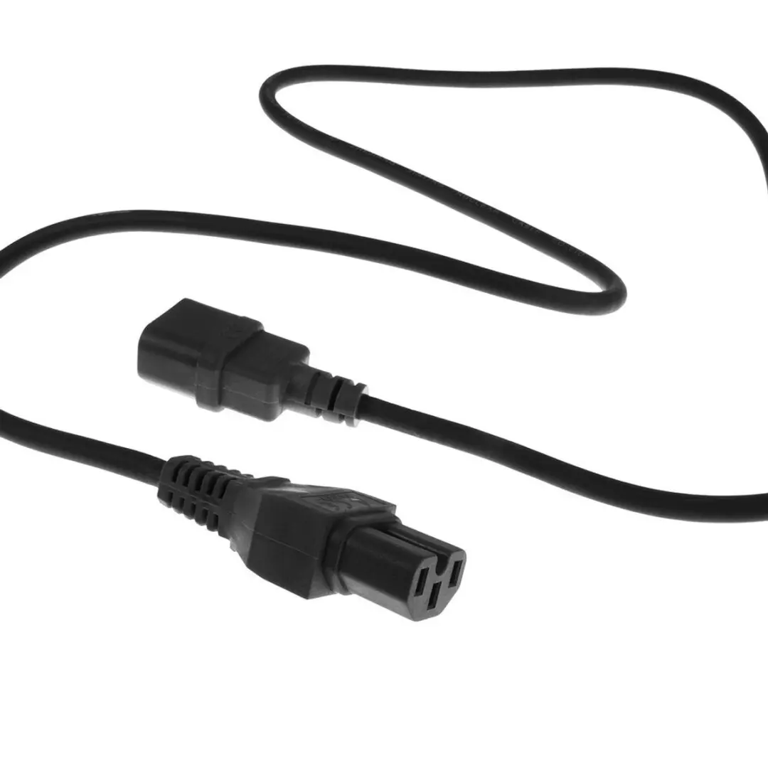 ACT Netsnoer C14-C15 1,5m AK5387 - Zwart