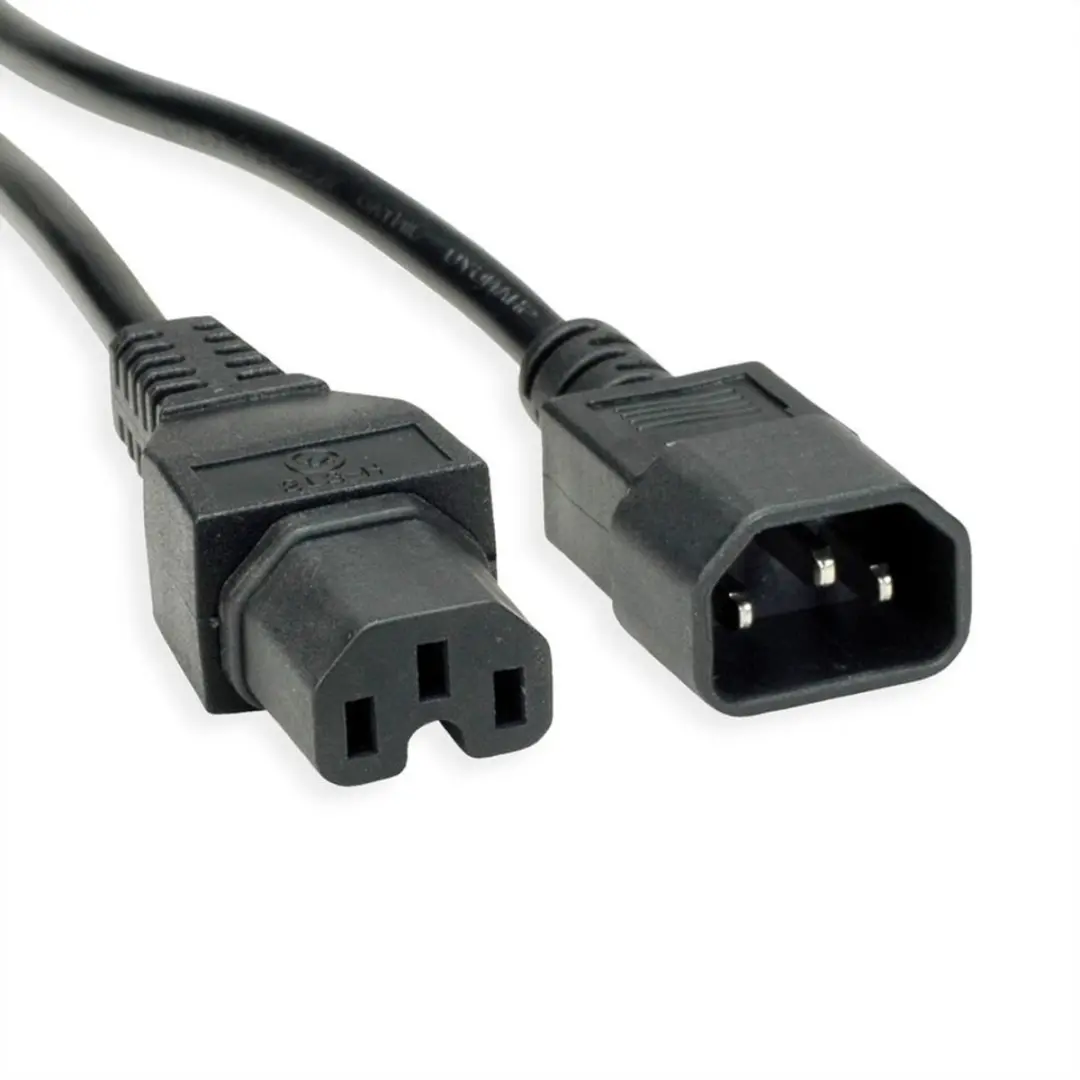 ACT Netsnoer C14-C15 1,5m AK5387 - Zwart